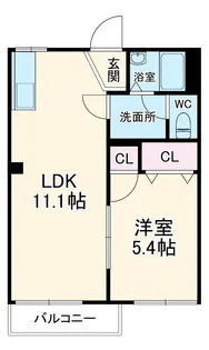ローズハイツ【2階】の間取り