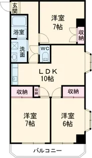 フローラハウス【301号室】の間取り
