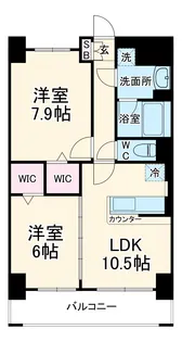 DENDRITE【2階】の間取り