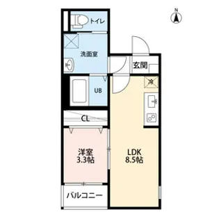 Arvita みずほ【1階】の間取り