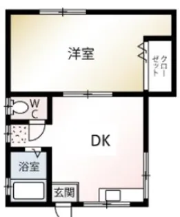 西蓮寺グリーンハイツ【1階】の間取り