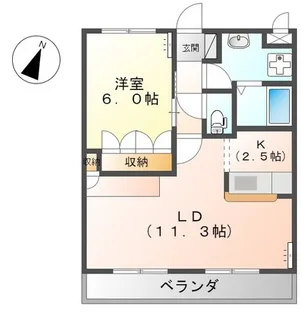 サンク エトワール【2階】の間取り