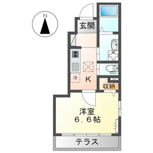 グレーシア ケーズ【1階】の間取り