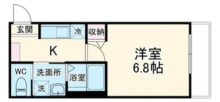 ラネージュ稲毛【3階】の間取り