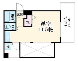田中ビル【506号室】の間取り