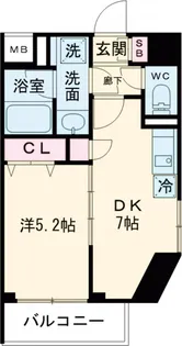 メインステージ板橋WEST【3階】の間取り