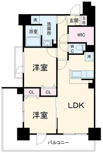 ウィステミラ西船橋【2階】の間取り