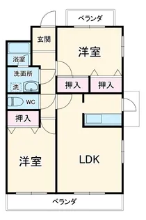 スーペリア松田Ⅰ【3階】の間取り