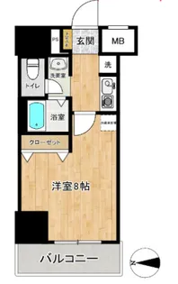 リヴェールハウス八王子【13階】の間取り