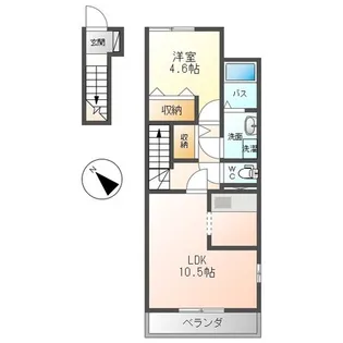 エバー・SATO【2階】の間取り