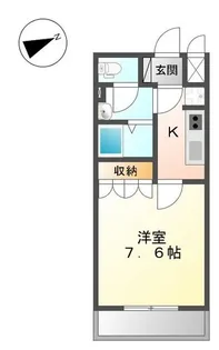 サンフィットあけぼの【2階】の間取り