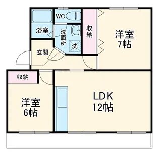 鈴春ハイツ【3階】の間取り