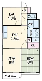 煉瓦館【2階】の間取り