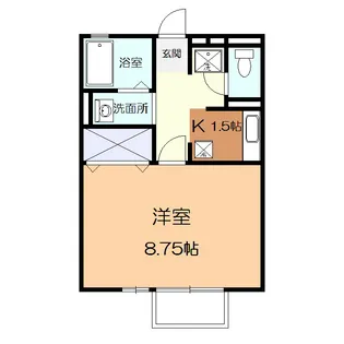サンハイツⅢ【1階】の間取り
