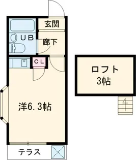 ライフピア上北沢【203号室】の間取り