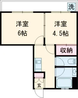 第一協友館マンション【1階】の間取り