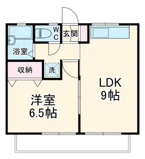 コスモスハイツ【1階】の間取り
