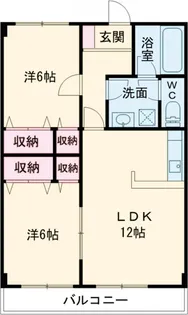 シャルムレジデンス御幸ヶ原【401号室】の間取り