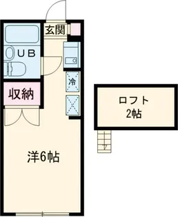 コーポ里美Ⅱ【106号室】の間取り
