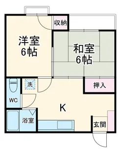 ペルシェスギ【202号室】の間取り