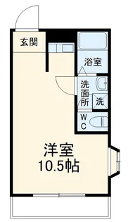 アンフィニ幸田【2F号室】の間取り