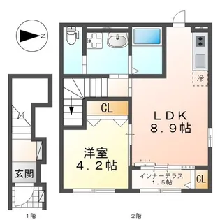 Forest志水【2階】の間取り