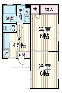 エトワール【1階】の間取り