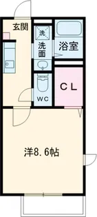 カスカータ B棟【1階】の間取り
