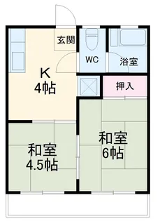 コーポ岡田【103号室】の間取り