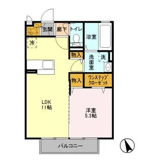 シャルマン C【1階】の間取り