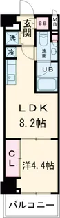ザ・パークワンズ西池袋【2階】の間取り
