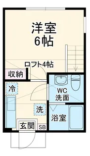 ハイムカノア【1階】の間取り