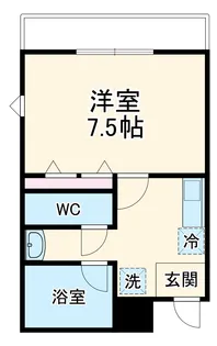アブレスト四条大宮【3階】の間取り