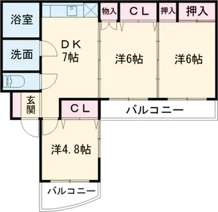 グランドゥールYUASA【1階】の間取り
