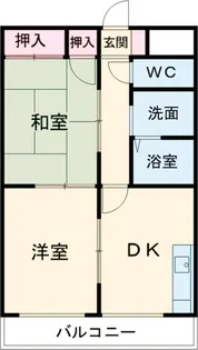 クラシティ御幸【7階】の間取り