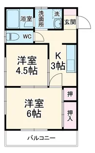 サンバレー上尾【1階】の間取り