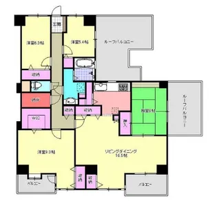 コスモ千葉グレイスヒルズ【9階】の間取り