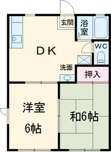 レジデンスみなみA【203号室】の間取り