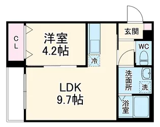 robot home愛宕【3階】の間取り