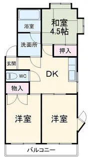 サンライトハイツⅡ【1階】の間取り