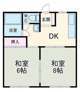 本町マンション【102号室】の間取り