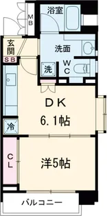 グランド・ルー都立大学【2階】の間取り