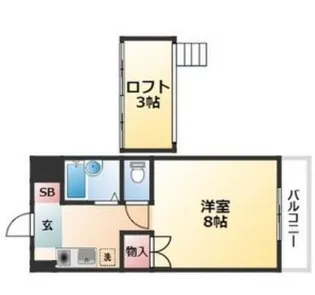 サン・ミヨシ【5階】の間取り