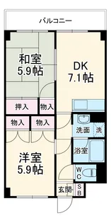 メイプルトンハウス【3階】の間取り