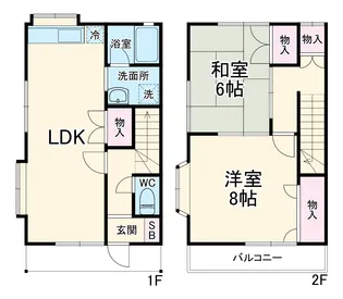 パシオン【102号室】の間取り