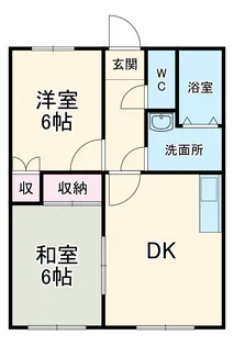ベルメゾン常磐【4階】の間取り