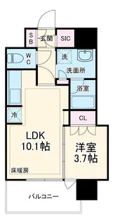 NAGOYA the TOWER【401号室】の間取り