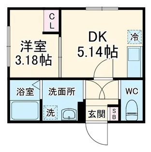 カインドネス厚木North【3階】の間取り