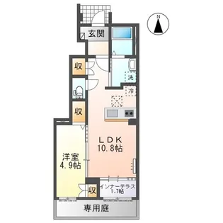 Saint Field (セントフィールド)【1階】の間取り