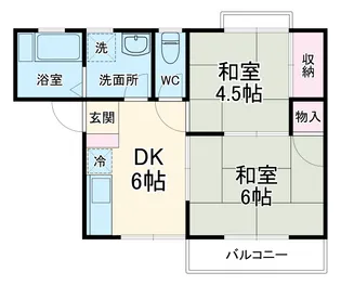 大町アーバンハイツ【1階】の間取り